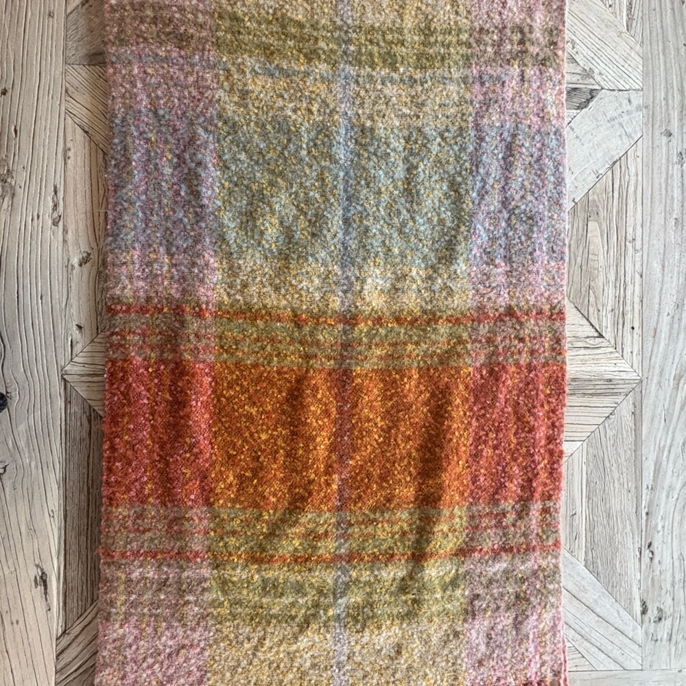 Multicolor Plaid Scarf